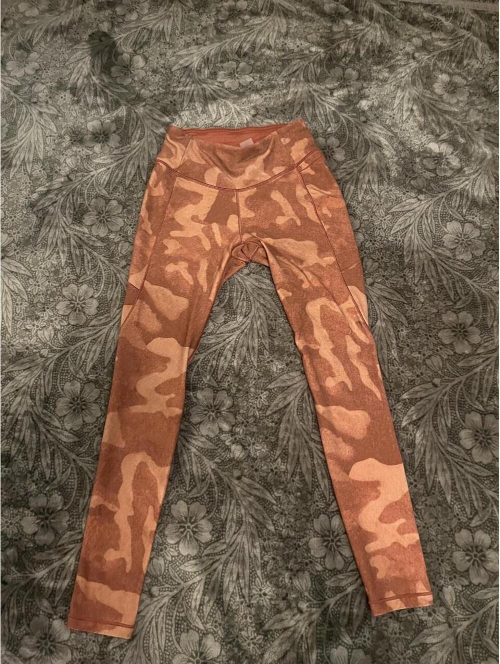Calia Women's Orange and Brown Legging